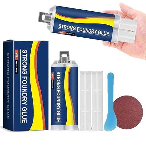 Strong Foundry Glue, Metal Repair Glue,Strong Foundry Glue Plastic, Casting Repair Glue for Metal, Metal Repair Paste Sealing Welding Glue