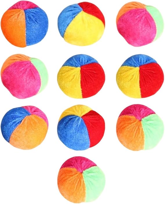 Foot Bag 10-Piece Funny Portable Soft | Adults Foot Bag Hacky Balls for Beginner Men Women Indoor Outdoor Backyard Beach Park Party