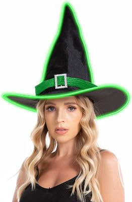 HSCTEK Light Up Witch Hat