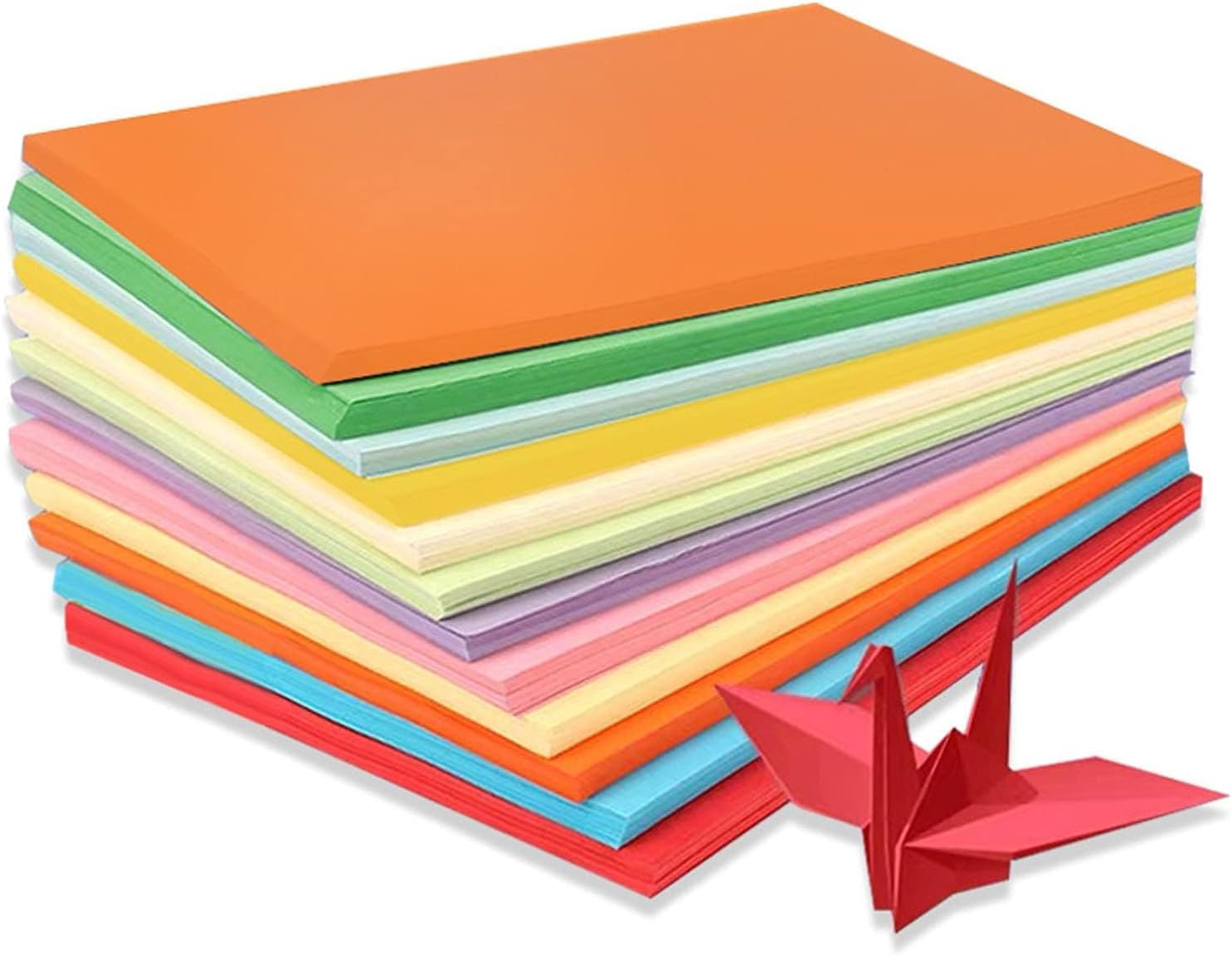 RIVIEVAL A4 Colored Paper 100 Sheets 70gsm | Assorted Colors for Origami, Painting, Arts & Crafts | Kids, Adults, Beginners | Premium Art Paper for School Projects, DIY, Creative Design