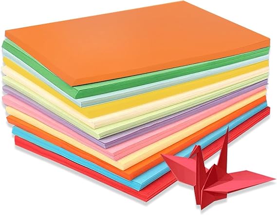 RIVIEVAL A4 Colored Paper 100 Sheets 70gsm for School Projects