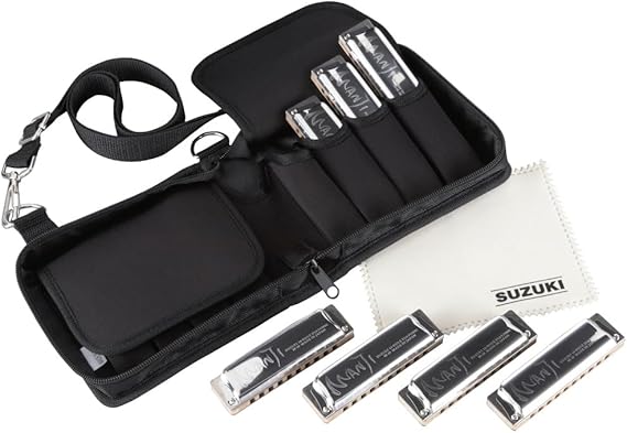 Suzuki M-20S-C Manji Sky 10-Hole Diatonic Harmonica Key of C