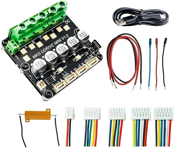 ODrive 3.6 for BLDC Motor Driver 12-56V 60A with AS5047P Encoder STM32F405RGT6 USB CAN for PWM Interface for MKS for MINI Industrial Automation