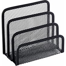 Lorell Mesh Vertical Desktop File Sorter 5.6" x 5.3"