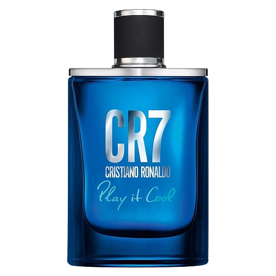 Cristiano Ronaldo CR7 Play It Cool - Blends Bright Citruses And Aromatic Fougere Notes - Fresh, Invigorating And Sensual - Light Enough For Everyday Wear - Masculine Fragrance - 1.7 Oz EDT Spray
