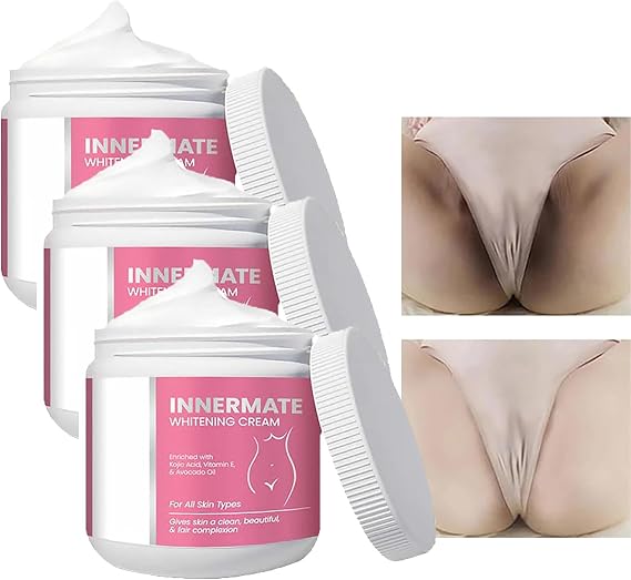 Innermate Whitening Cream,Underarm Whitening Cream,Whitening Cream for Intimate Parts,Instant Whitening Cream for Body,Smoothing Skin Bleaching Cream for Intimate Areas,Bikini Line & Armpit (3Pcs)