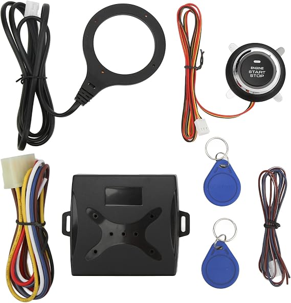 Universal Car Push Start System Smart Engine Start Stop Button Keyless Go Kit (10 Pack)