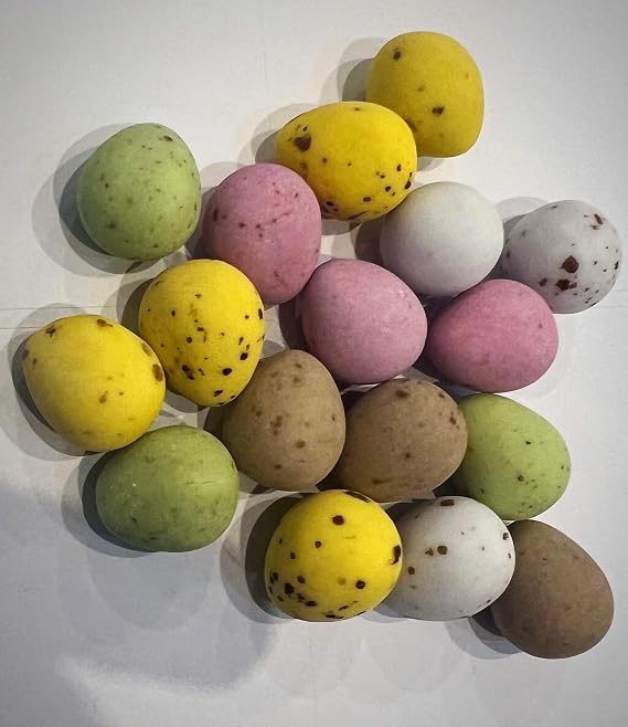 Speckled Mini Milk Chocolate Eggs, Assorted Pastel Colours, 500g
