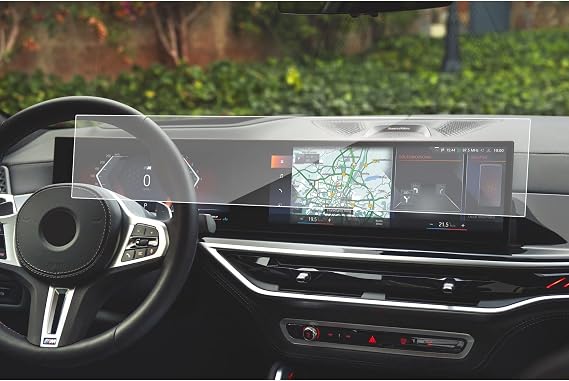 SXCY Fit for 2024 2025 2026 BMW X5/X6/X7 Screen Protector [14.9 In+12.3 In] | for 2025 2026 BMW X5/X7 Accessories for BMW X5/X6/X7 7 Series Accessories 2025 2026 (9H Tempered Glass Whole Screen)