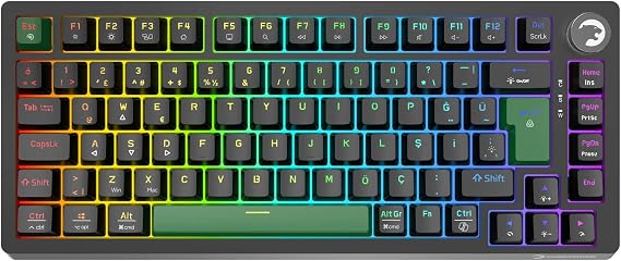 GamePower Tirus HE80 8K RGB Manyetik Switch Kablolu Gaming Klavye
