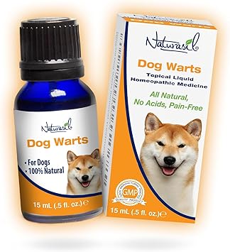 All-Natural Dog Warts Remover by Naturasil Pure Thuja & Plant Extracts for Topical Wart & Skin Blemish Remover on Pets | Fast-Acting, Gentle & Pain-Free | No Acids | Safe for Dogs 3+ Months | 15mL