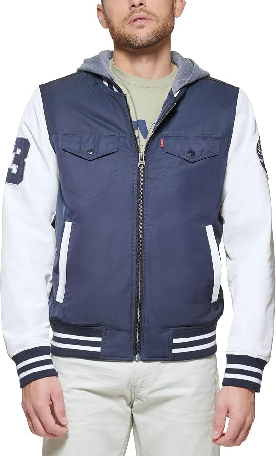 Levi's Men's Colorblock Varsity Bomber Jacket