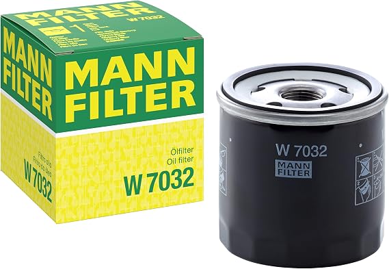 Mann Filter W 7032 Yağ Filtresi (Renault - Dacia) | Binek araçlar için, maksimum filtrasyon, motor koruması, yüksek kaliteli sızdırmazlık, orijinal OE kalitesi