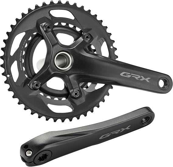 Shimano GRX FC-RX600 GRX chainset 46/30, Double, 11-Speed, 2 piece Design, 165 mm
