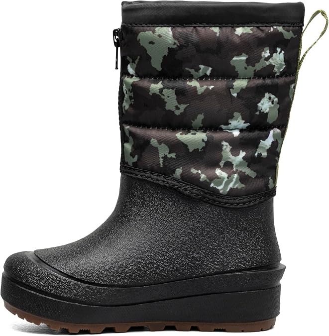 BOGS Girls' Snow Shell Zip - Camo Texture (Toddler/Little Kid/Big Kid)