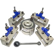 A1 Multifix Style 40 Position Quick Change Toolpost 150 – 300(6"- 12") Lathe Swing | 40 Different Angles | Selected from Position Dials | Rigidity Locks, Correct Height of Cutting Edges