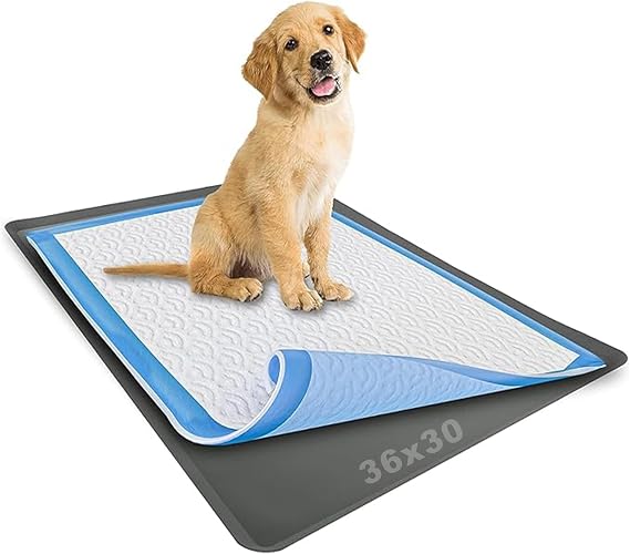 Dog Pee Pad Holder - Fits Up to 30 x 36 Pee Pad - 1 Pack - Grey