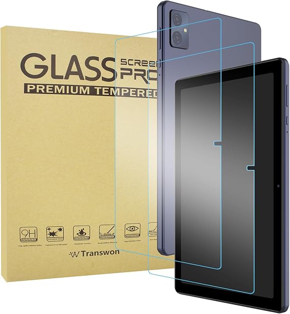 2PCS Tempered Glass Screen Protector for Headwolf Wpad6 Android 15 | Tablet 10 inch | VORTEX T10M PRO Tablet