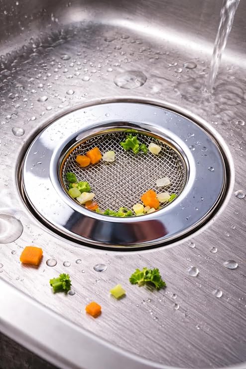 Paslanmaz Çelik Lavabo Süzgeçi Çap 7.5 cm Süzgeç 4 cm