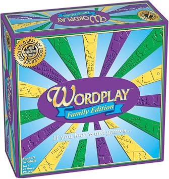 Wordplay The Ultimate Fast-Paced Word Challenge Board Game for Family & Friends Adult & Family Game Night Fun