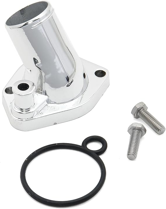 Mr. Gasket 2662 Chrome O-Ring 45 Degree Water Neck