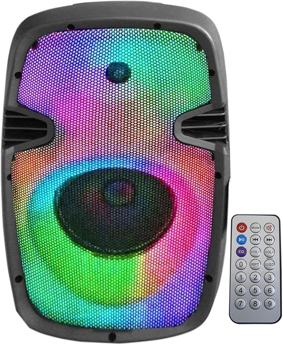 Technical Pro 800 Watts Portable Bluetooth Speaker Rechargeable - 8 Inch
