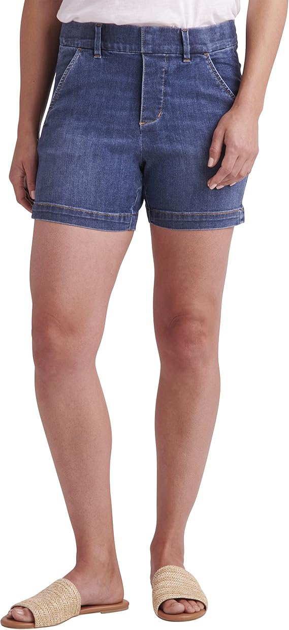 Jag Jeans Women's Maddie Mid Rise 5" Pull-on Short