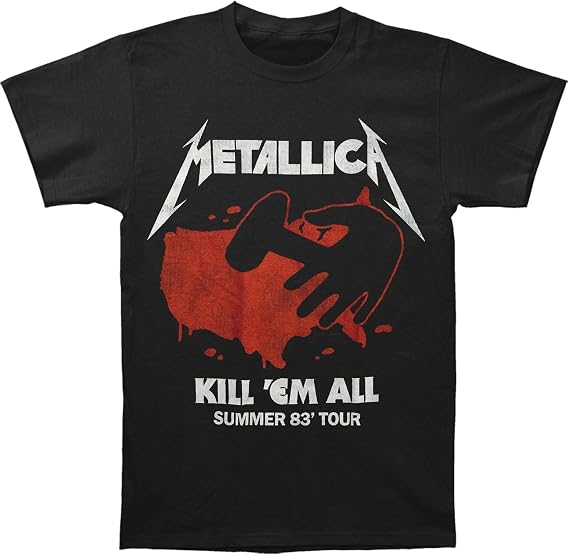 Bravado Metallica - Kill Em All Summer 83 T-Shirt Size L Black