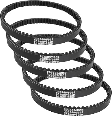 30 Series Go Kart Drive Belt KT196 Go Kart Torque Converter Drive Belt Replacement for Manco 5959, Comet 203589, Murray 12-84875Pcs