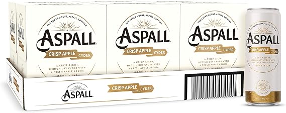 Aspall Crisp Apple Premium Cyder 24 x 330 ml (cans)