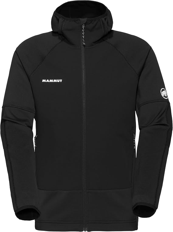 Mammut Massone ML Hooded Jacket - Men's, Black, XL, 1014-06190-0001-116