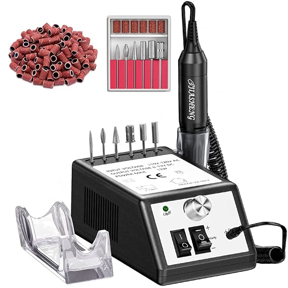 JIASHENG Professional Nail Drill, 20000rpm Electric Nail Drill Machine