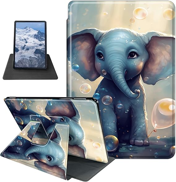 Case for Kindle Scribe 10.2,Cute Elephant