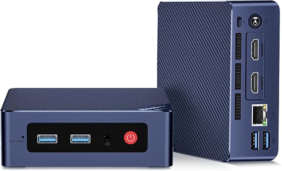 Beelink Mini S13 Mini PC, 13th Intel Twin Lake-N150 (4C/4T, Up to 3.6GHz), Mini Computer 16GB LPDDR5 RAM 512GB SATA3 SSD, Micro PC Support 4K@60Hz Dual Screen Display/WiFi6/BT5.2/USB3.2/HTPC/WOL
