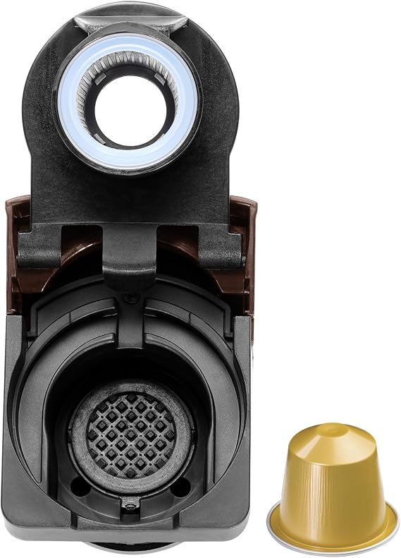 KOTLIE AC-513K/F/KH/H Multi Capsule Coffee Machine Accessories for Nespresso Original Pods (Brown)