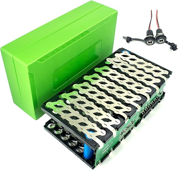 Battery Case with 20A Balance BMS Including Holder Nickel for E-Soccter Battery 48V Use DIY Battery Storage Box