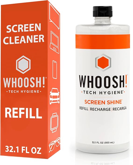 WHOOSH! Electronics Screen Cleaner Liquid Refill, 32.1 fl oz