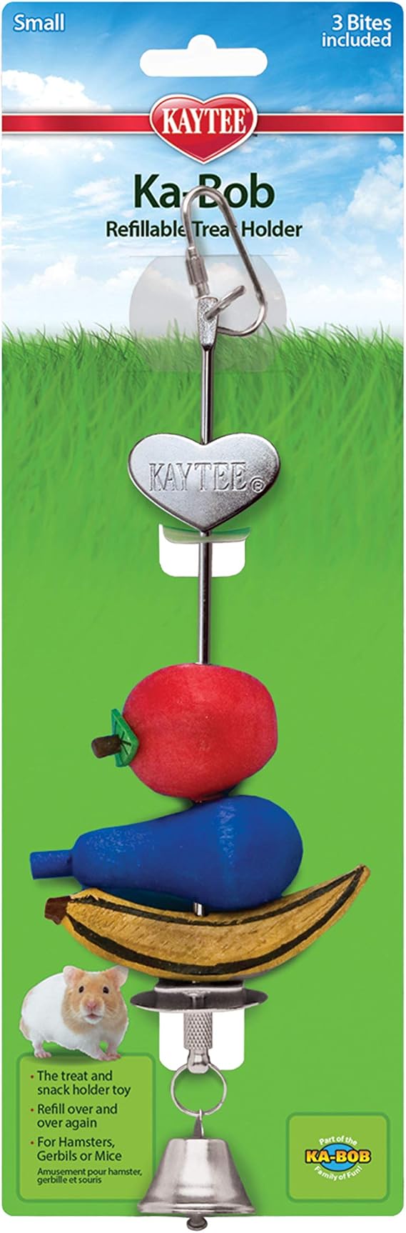 Kaytee Small Animal Ka-Bob Chew Dispenser Toy, Small