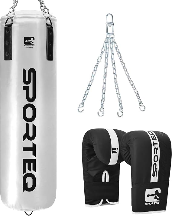 Dyno Heavy Boxing Filled Punching Bag 3FT, 4FT & 5FT for All Ages & Genders | Martial Arts Kickboxing Muay Thai Karate | Home & Commercial Gym Use