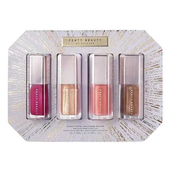 FENTY BEAUTY by Rihanna Glossy Posse Holo'Daze Edition Mini Gloss Bomb Collection