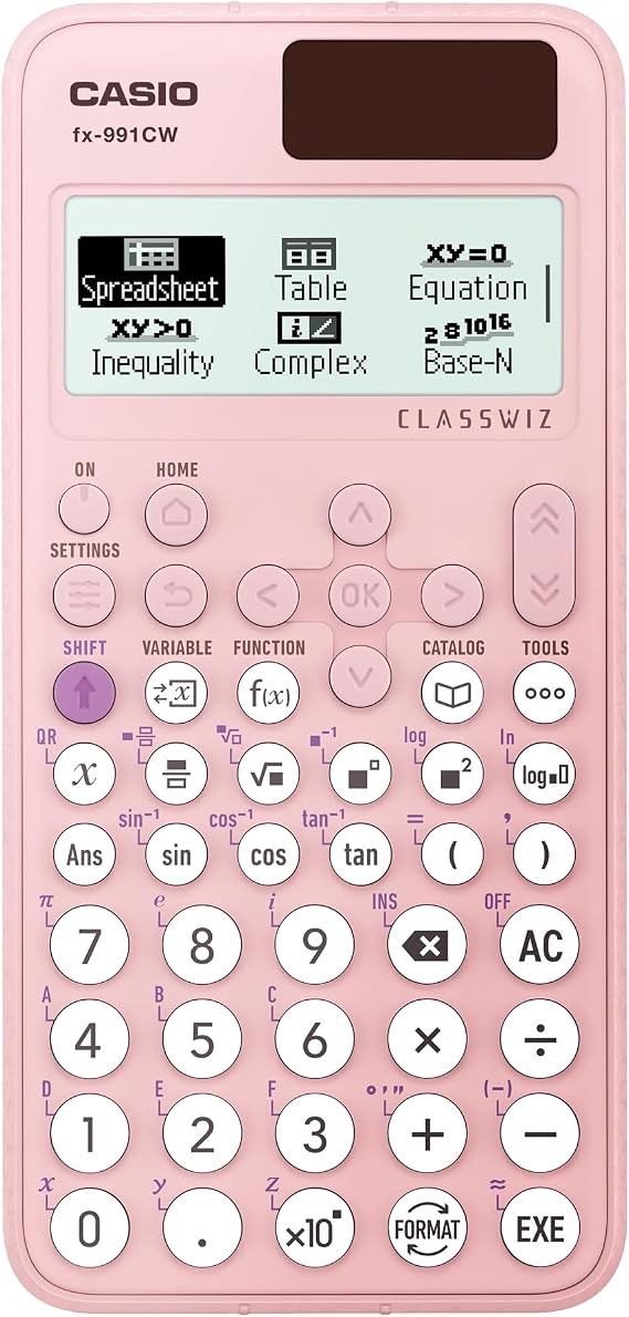 Casio ClassWiz Standard Scientific Calculators FX-991CW-PK-W-DT