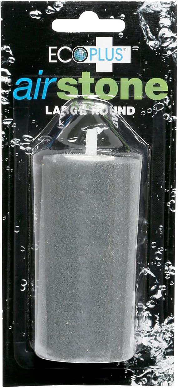 EcoPlus Round Air Stone, Large,Gray