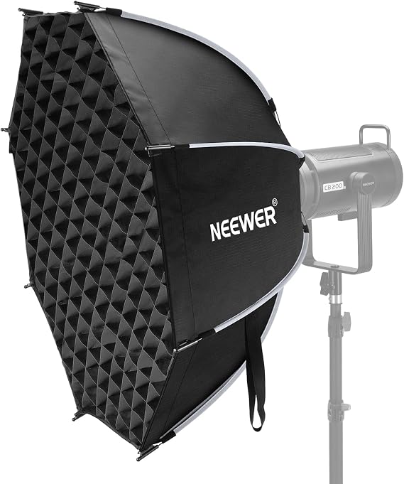 NEEWER 35.4'' Octagonal Softbox, Quick Release Parabolic Soft Box, NS92P