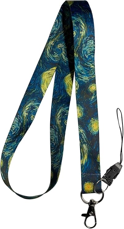 Van Gogh Starry Nights Neck rope and Phone Strap
