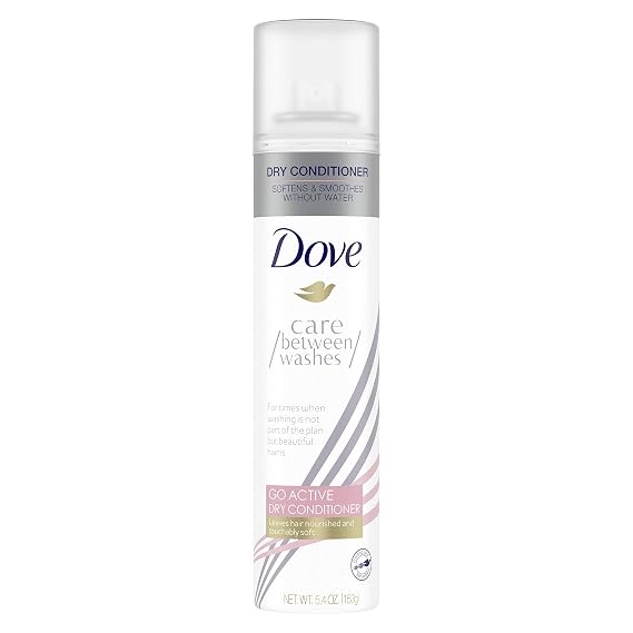 Dove Care Between Washes Dry Conditioner For Soft Nourished Hair Go Active Soften & Smooths 5.4 oz