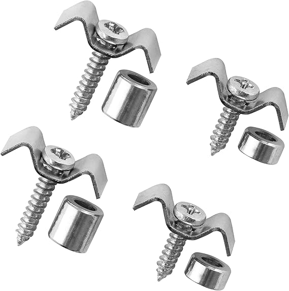 Musiclily Basic Vintage String Trees String Guides Retainers Chrome 2Pcs