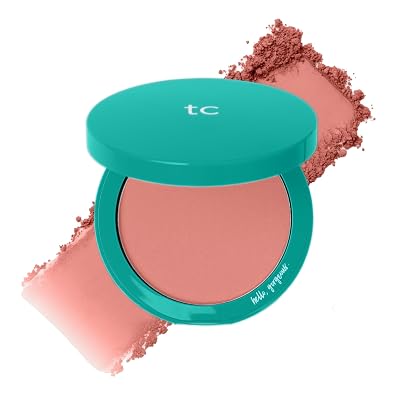 Thrive Causemetics Dream Chaser Reviving Powder Blush, Moisturizing Blush Makeup Essential with Vitamin E for Women, Long Lasting, Lightweight Face Makeup, Vegan, Shade Taffy Earthy Pink Matte