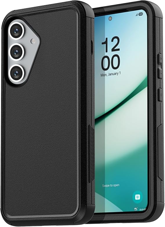 AICase for Samsung Galaxy S25 Case,3-Layer Heavy Duty Pocket-Friendly Rugged Durable Military Grade Protection Shockproof/Drop Proof/Dust Proof Protective Cover for Samsung Galaxy S25 2025_1