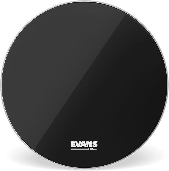 EVANS エヴァンス バスドラムヘッド 16" EQ3 Resonant Smooth Black サウンドホール無し 1-ply, 10mil / 10mil ring BD16RB-NP 国内正規品