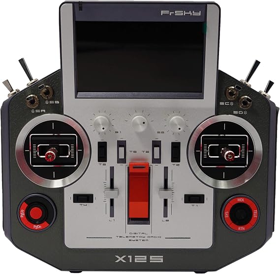 FrSky Horus X12s 16 Channels Transmitter Inbuilt GPS Module Left Hand Throttle (Silver)